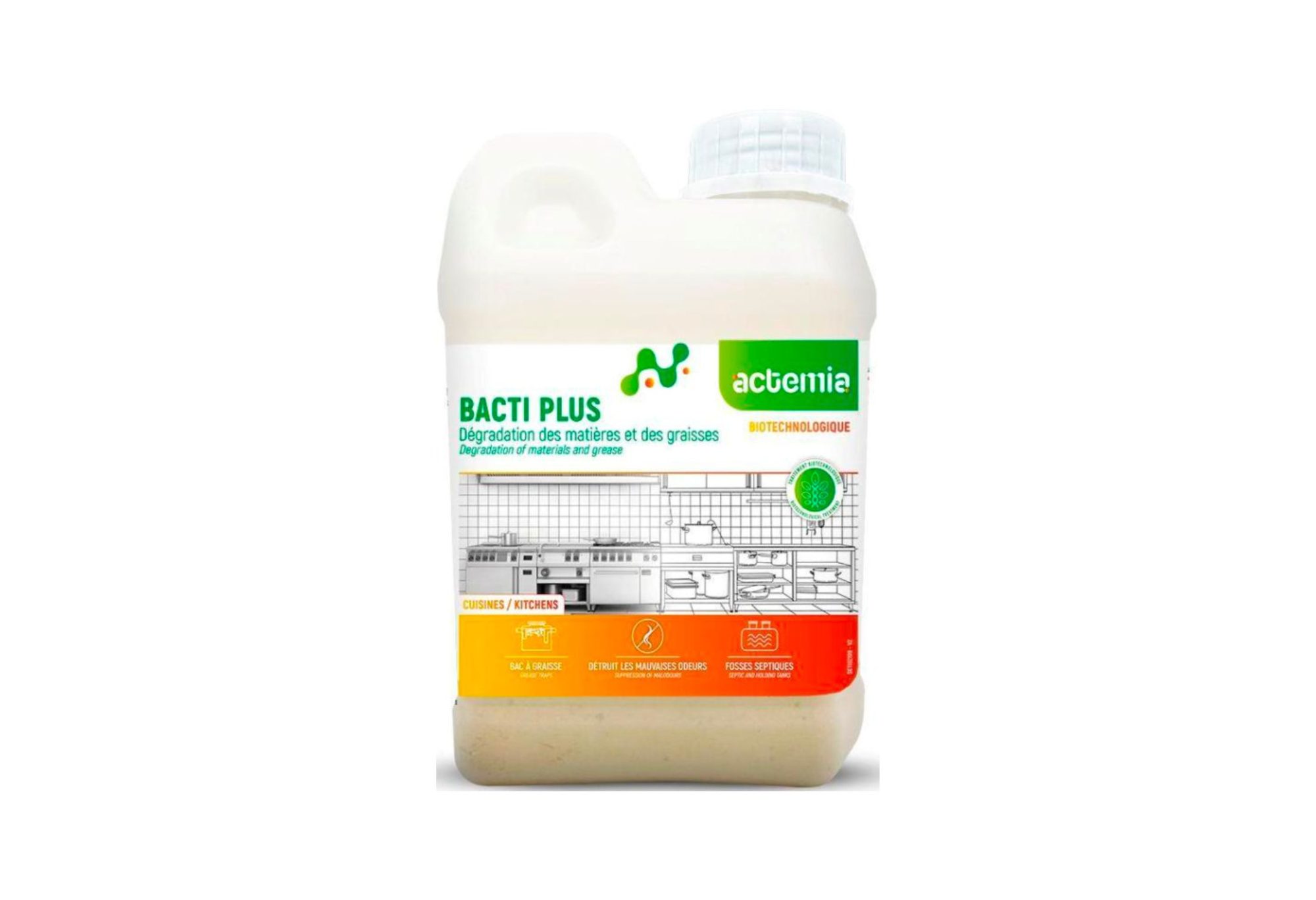 Bacti Plus poudre ensemencement et entretien fosse septique 750g – Hygiapro