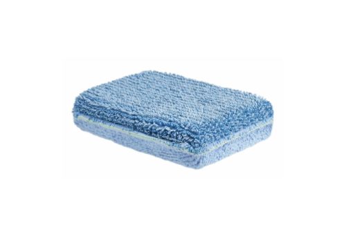 éponge bleu microfibre bouclée hygiapro