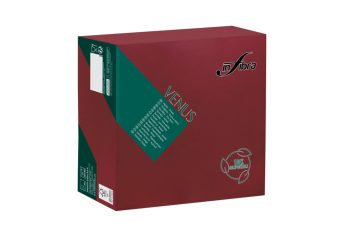 serviette non tissé bordeaux toucher tissu