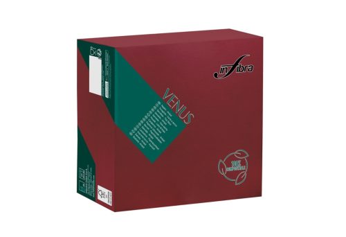 serviette non tissé bordeaux toucher tissu
