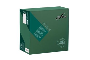 serviette papier haute restaurant vert